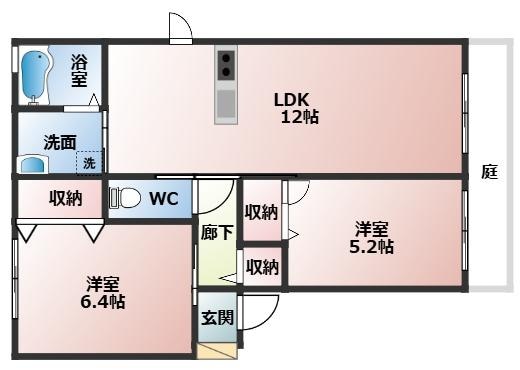間取り図 Strawberry  fields叶夢 弐番館