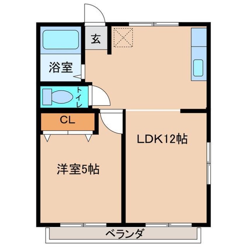 間取図 ＩＳコーポ