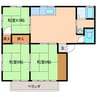 コーポ松本　Ａ 3DKの間取り