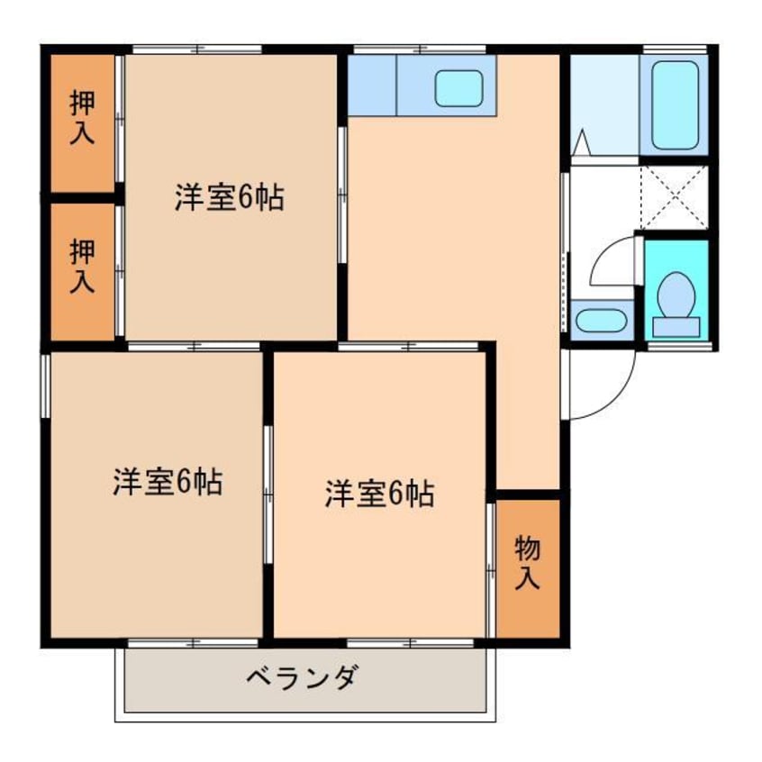 間取図 サンハイツ