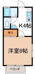 シガハイツVIIIの間取図