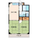 ハイツヌマタの間取図