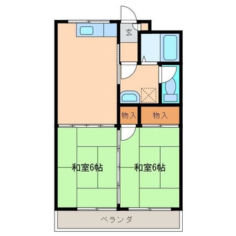 間取図 ハイツヌマタ