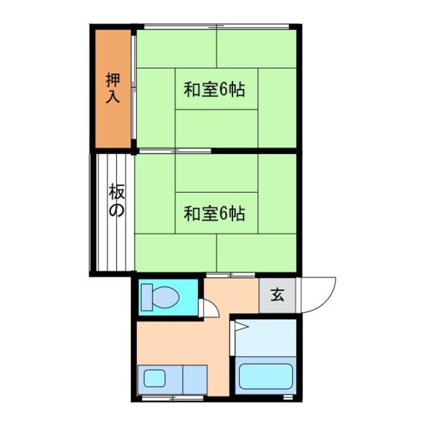 間取図 矢野ハイツ