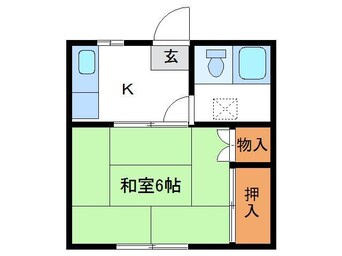 間取図 七五三第一ハイツ