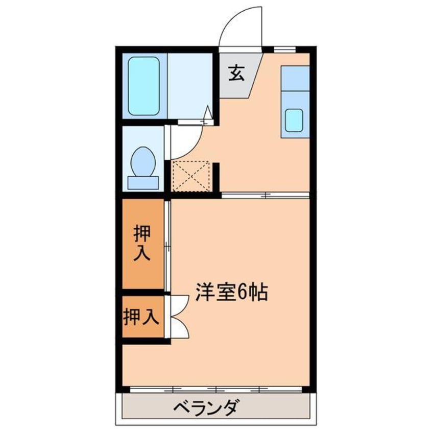 間取図 七五三第一ビル（アパート）