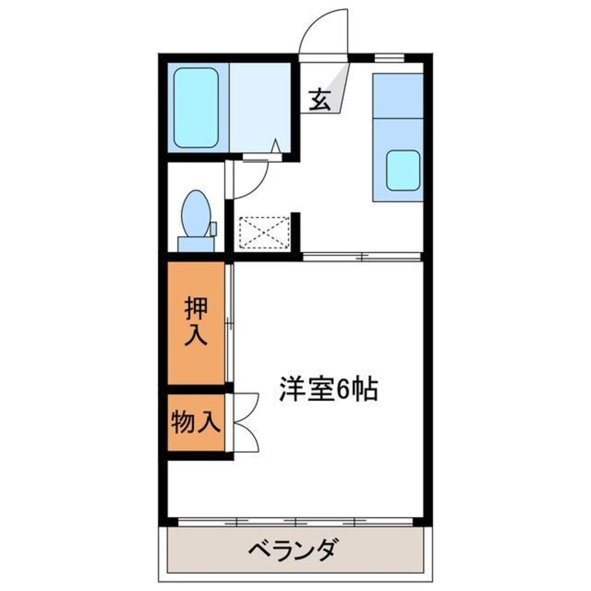 間取図 七五三第一ビル（アパート）