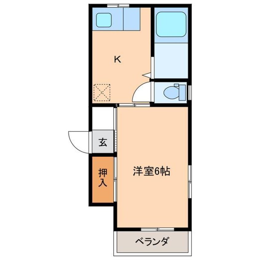 間取図 七五三第一マンション