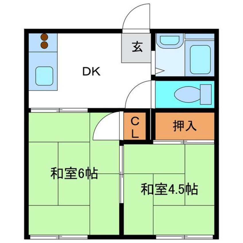 間取図 メゾン上荒川　ＮＯ．3