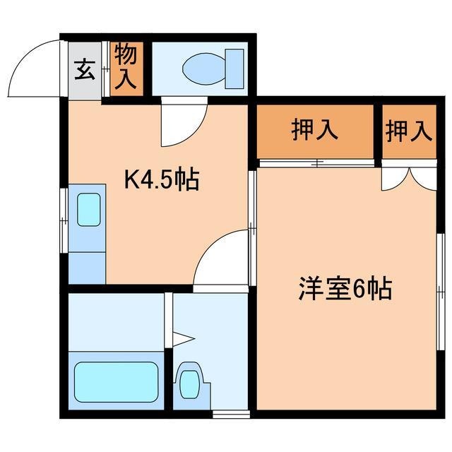 間取り図 大東コーポ　Ａ棟