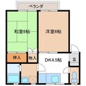 大東コーポ　Ｂ棟の間取図