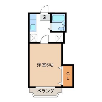 間取図 コーポ峰