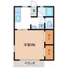 ヴィラ塚ノ越 1Kの間取り