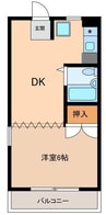 casa della luna 1Rの間取り
