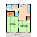 ハイツ神利の間取図