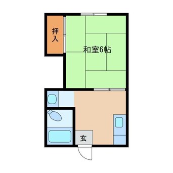 間取図 メゾンフルカワ