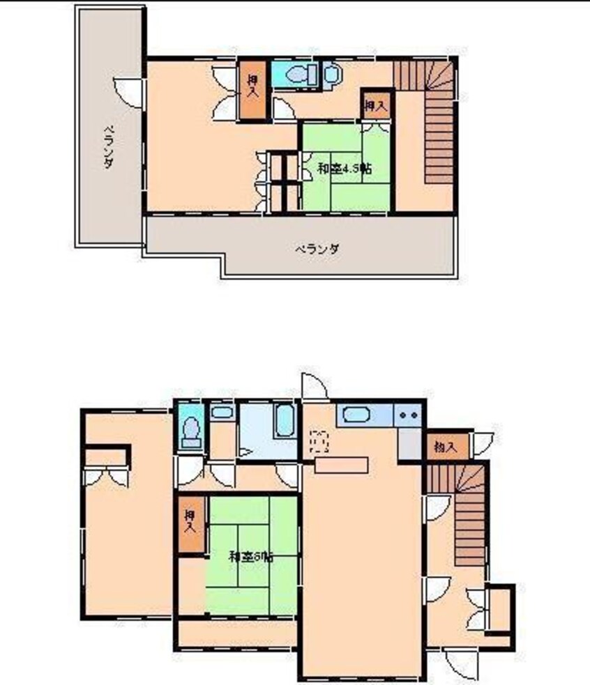 間取図 御厩町岡部貸家