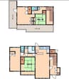 御厩町岡部貸家 4LDKの間取り