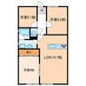 アパートメントハウス・アーデル 3LDKの間取り