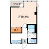 イガリビル 1Kの間取り