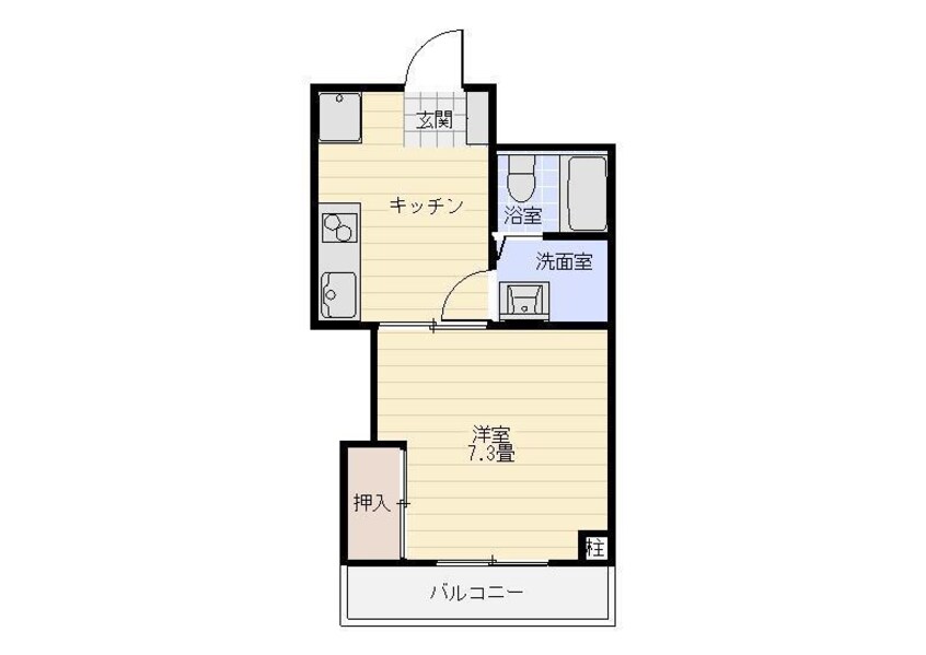 間取図 岡長ビル