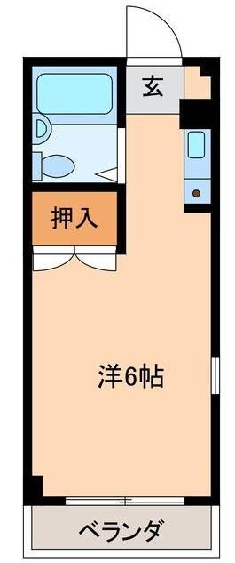 間取り図 大橋ハイツ