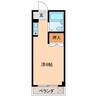 大橋ハイツ 1Rの間取り