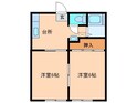 コーポあらかわの間取図