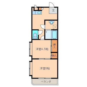 間取図 グレンデイル永山