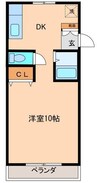 さくら館 1DKの間取り