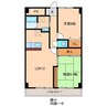 ステーションハイツ 2LDKの間取り