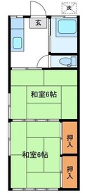 立野ハイツの間取図