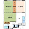 第二勝木コーポ 3DKの間取り
