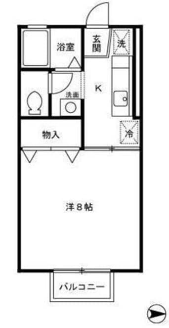 間取図 ハイツ山崎