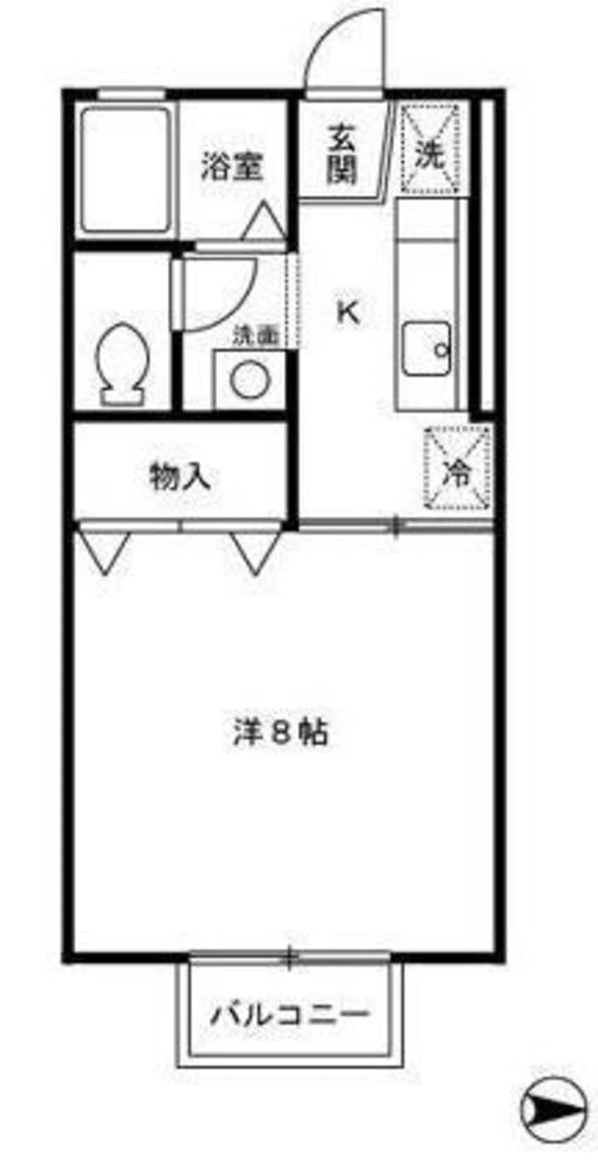間取図 ハイツ山崎