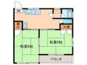 高坂台ハイツの間取図