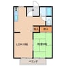 ディーセントハイツ 1LDKの間取り