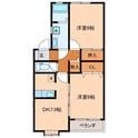 ドラード郷ケ丘の間取図