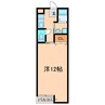 パロスさとがおか 1Kの間取り