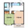 ファレーズ自由ヶ丘 2DKの間取り