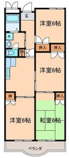 不二屋小島ハイツ 4DKの間取り