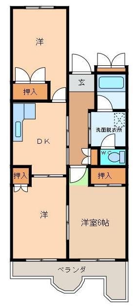 間取り図 不二屋小島ハイツ