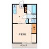 不二屋鷹匠ハイツ 1DKの間取り