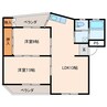 不二屋マンション 2LDKの間取り