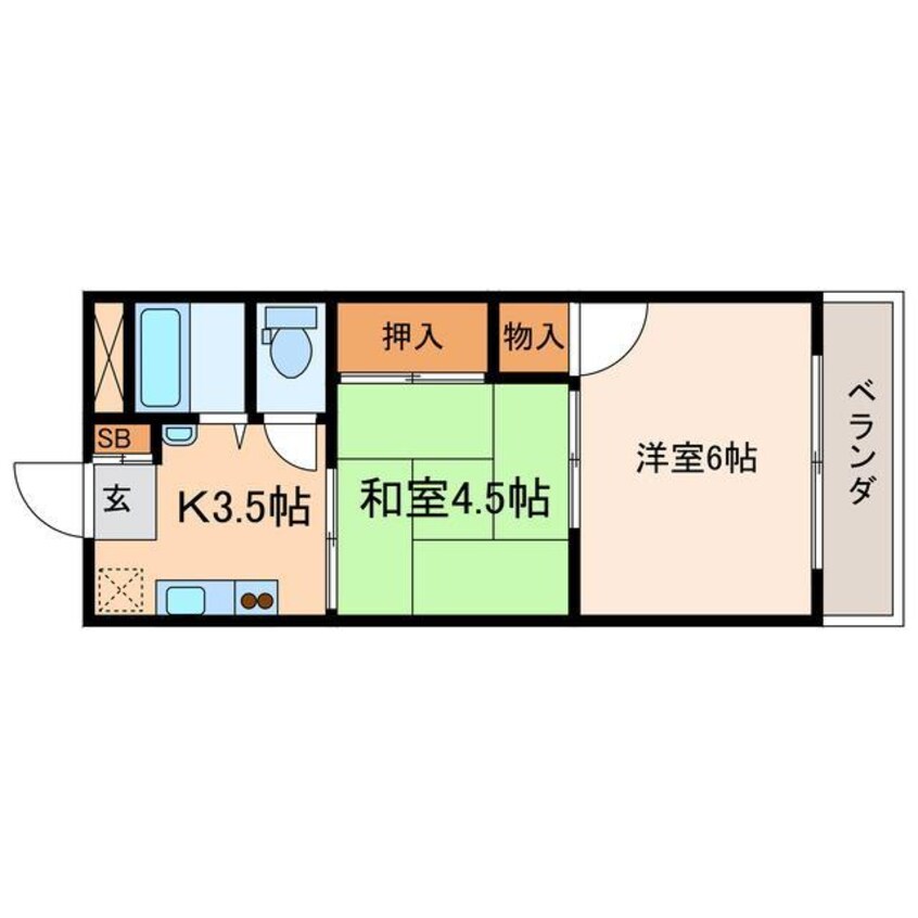 間取図 マンション倉前