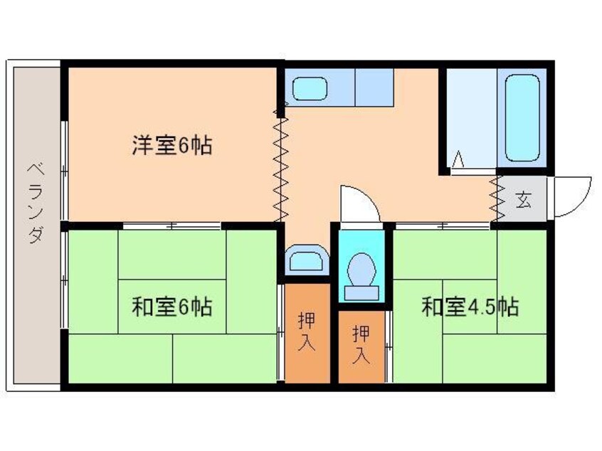 間取図 メゾングラシア