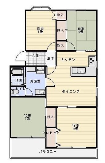 間取図 メゾン向陽