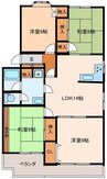 メゾン向陽 4LDKの間取り