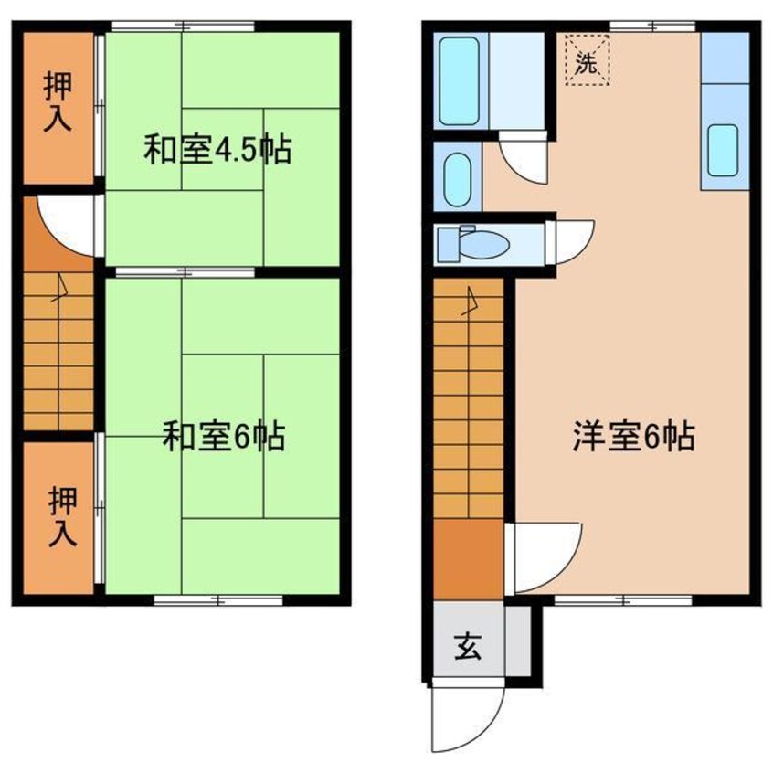 間取図 山一ハイツII