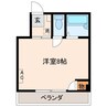 不二屋第二ビル 1Rの間取り